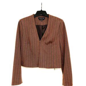 Jones New York Cropped Blazer, Carmel Brown, Size 6